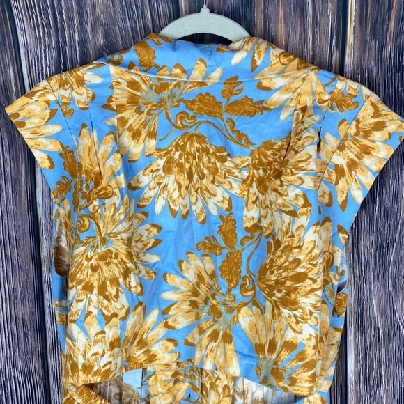 Free People Floral Jumpsuit- Size Large - Picture 11 of 16